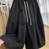 Plus Size A-line Wide-Leg Summer Pants for Women with Elastic Waist and Large Leg Opening