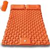 Inflatable TPU Camping Mat with Foot Pump - Portable & Foldable for Outdoor, Beach, or Picnic Use.
