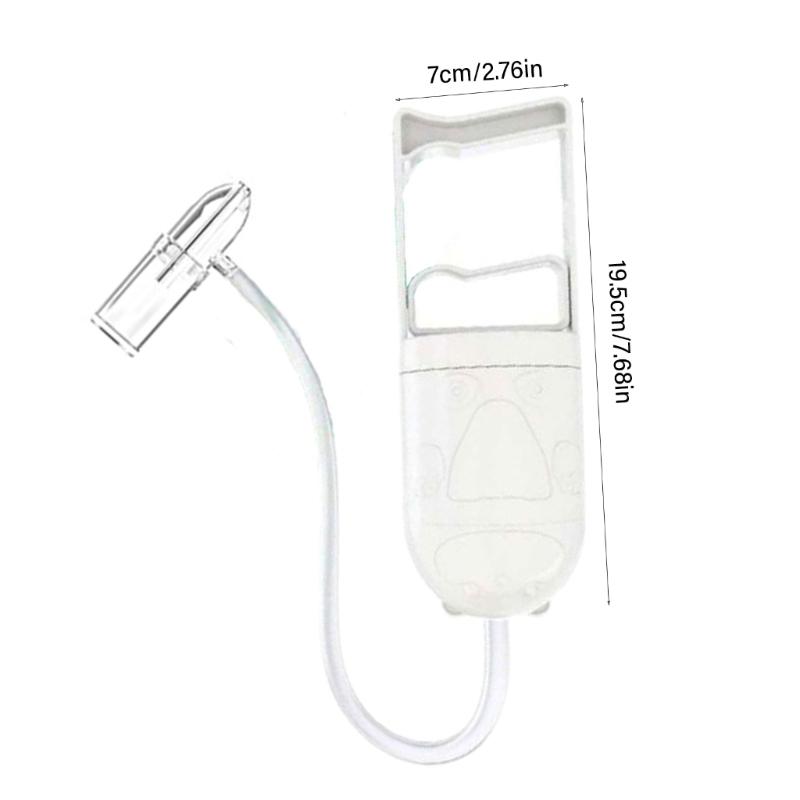 Niemowlęcy Urządzenie do Odsysania Nosa, Przenośny Aspirator do Nosa z Delikatną Okrągłą Końcówką Łatwy w Obsłudze do Łagodzenia Zatkanych Dróg Oddechowych