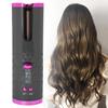 Cordless Automatic Curling Iron USB Rechargeable Hair Curler Portable Hair Curling WandGray