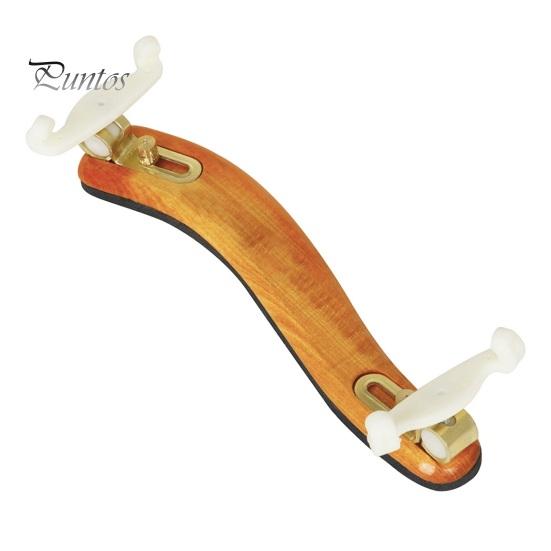 

Подставка для плеча скрипки, деревянная подставка для плеча с регулируемой высотой ножек, мягкая подкладка для скрипки размером 3/4, 4/4 жёлтый