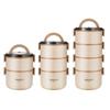 Durable 304 Nonrust Steel Thermal Food Container Double Layer Insulation Spill Proof Sealing Lunch Box with Cutlery