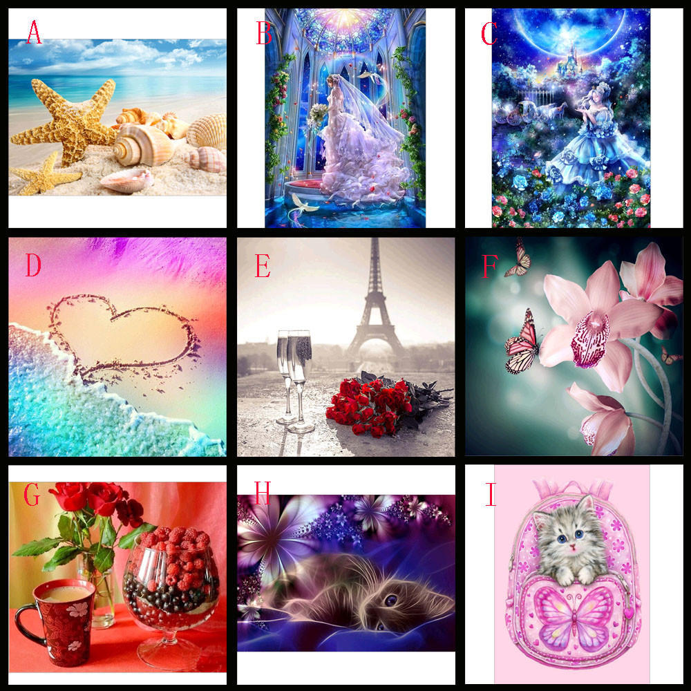 Süß Tier 5D Diamond Painting Voll Diamant DIY Kreuzstich Stickerei Bilder 40*30