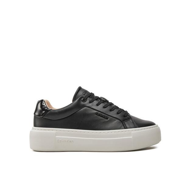 

Кроссовки Calvin Klein Ff Cupsole Lace Up W/Ml Lth HW0HW02118 черный EU 41