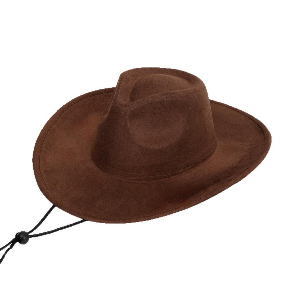 New light plate western cowboy hat big northwest cowboy hat upturned edge curling casual big brim hat riding