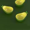 Cats Feeding Set Avocado Design 3 In 1 Removable Bowl Water Dish Food Container Integrated Can Opener Safe Plastic