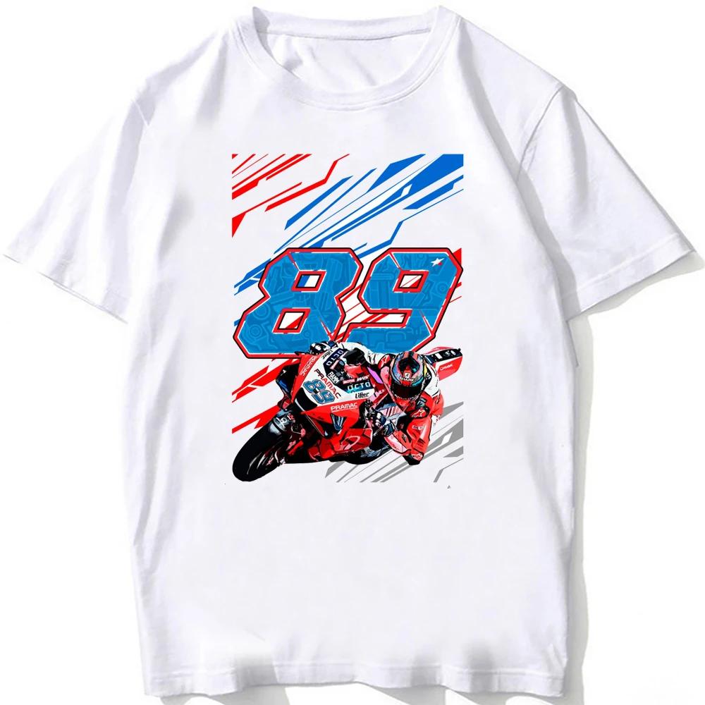 Jorge Martinator 89 GP Race Ride Fans T-Shirt New Summer Men Short Sleeve Sport Boy Casual Tees Motorcycle Riding  White Tops