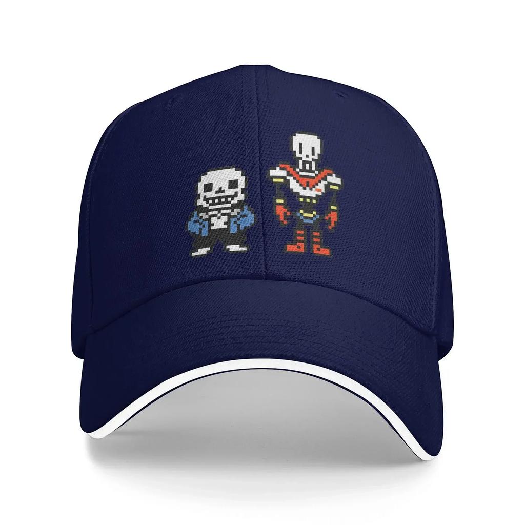 Undertale Sans and Papyrus Accessories Unisex WoUnisex Baseball Cap Dad Hat Vintage Daily Headwear Adjustable Fit Snapback Hat