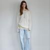 On On One Shoulder Loose Fit Knit Nek6mp328