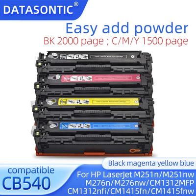 Cartouche de Toner pour imprimante HP LaserJet M251n M251nw M276n M276nw CM1312MFP CM1312nfi, CB540a 125A CE320a CF210a