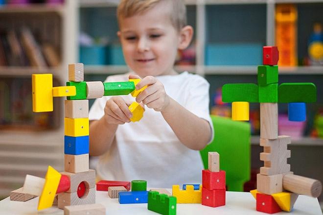 Polish Magnetic Wooden Blocks kooglo 50 pcs
