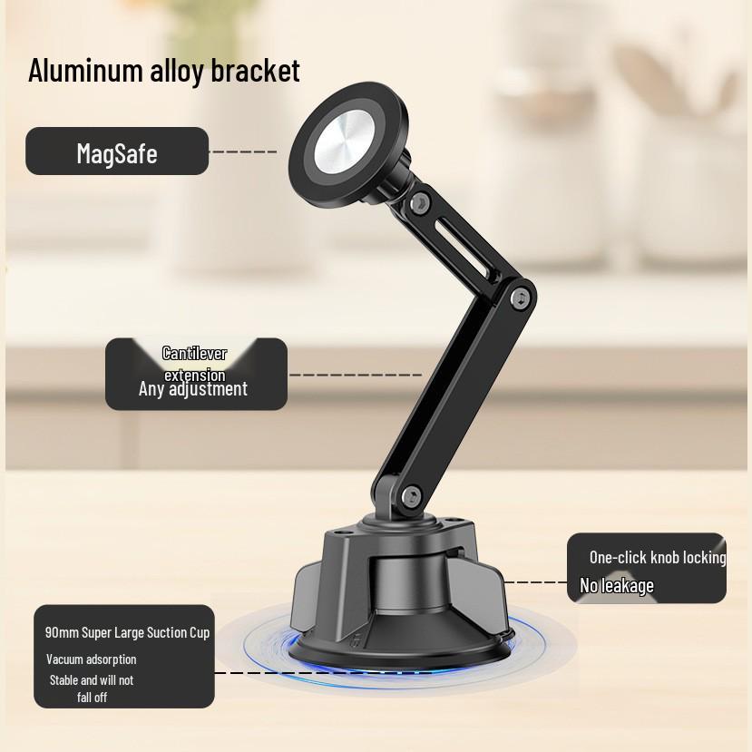Suction Cup Phone & Tablet Holder for Car, Selfies, and Video Recording