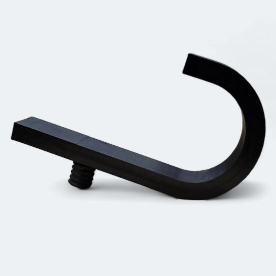 6Pcs Storage Shed Hooks for Suncast/for Craftsman Shed Black J-shape Tool Hangers Plastic Shed Garden Organization Accessories for Garage Wall Shed