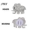 No Glue Required Air Vent Clip Car Freshener Luxury Rhinestone Alloy Elephant Auto Outlet Decoration Aromatherapy Diffuser Interior Accessories
