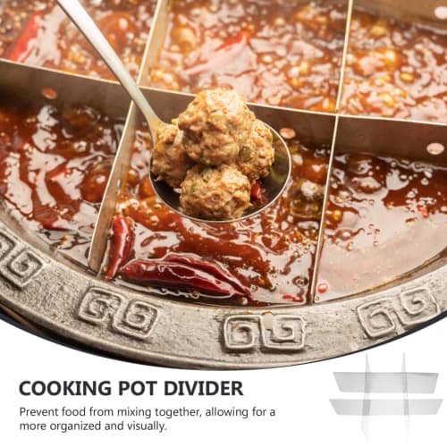 STOBOK Oden Divider, Stainless Steel Oden Pot Accessory, Kitchen Accessories, Cookware, Commercial/Home Use, Lever