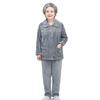 MTKCNTL Winter Loungewear Fluffy and Plus Sizes for Micro Wearable Christmas Gift for Seniors Women's Pajamas, Fleece-Lined Set, Seniors, Open-Front