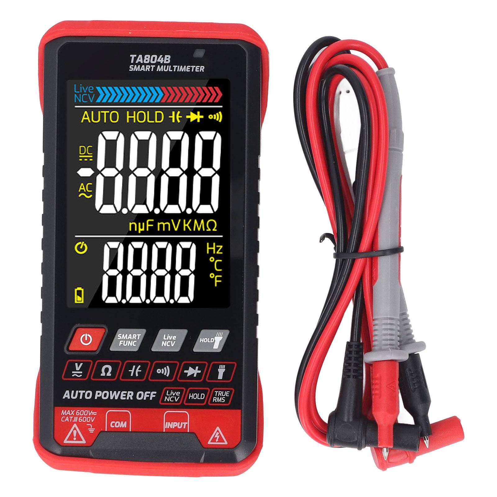 

Digital Multimeter Color Screen NCV Ultra Thin Voltage Resistant Frequency Capacitance Meter