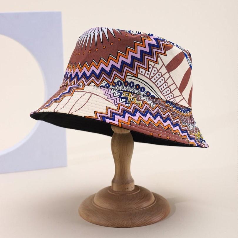 Sun Hat Women'S Spring And Summer Tie-Dye Color Matching Basin Hat Simple Love Bucket Hat Sun Hat Women'S Summer