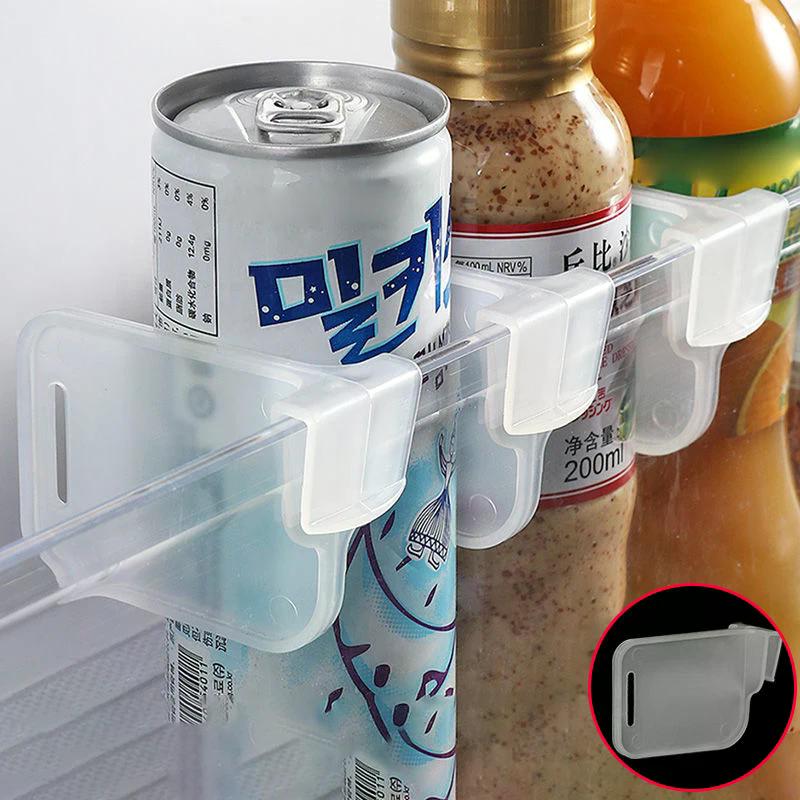 10pcs Refrigerator Storage Partition Board Fridge Kitchen Organizer Home Divider Storage Splint Kitchen Bottle Can Shelf Rack