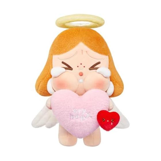 [Официальный магазин POP MART] Мягкая игрушка CRYBABY «Плачущая от любви» в подарочной коробке. Мягкая кукла Cry Baby от Pop Mart, брелок для ключей, кукла-слепень.