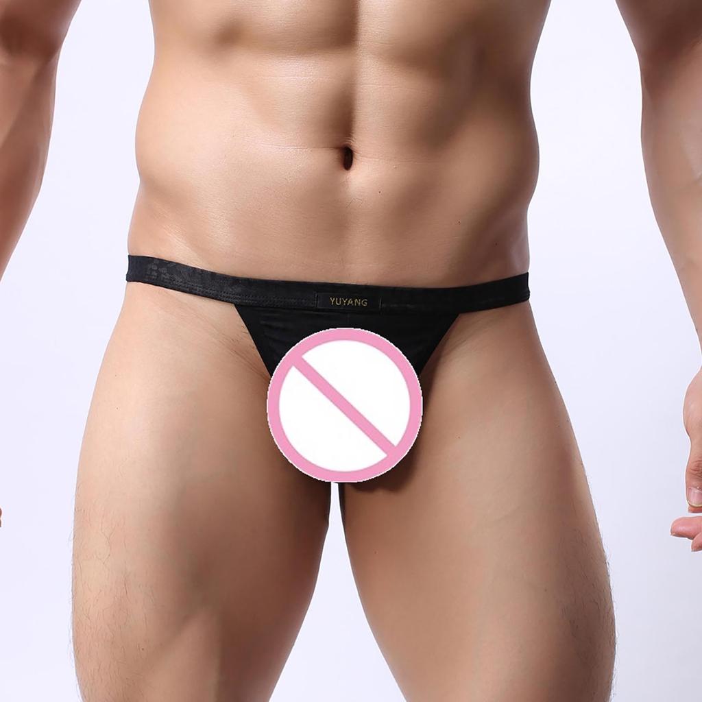 Men's Lace Sexy T-back Nylon Mesh Sexy Underwear