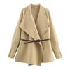Za Autumn and Winter New Arrivals Women's Clothing Zr European and American Style Export Fashion Simple Versatile Belted Knitted Blazer