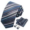 Men's Business Professionals Striped Tie Wedding Suit Accessories Polyester Tie Men
