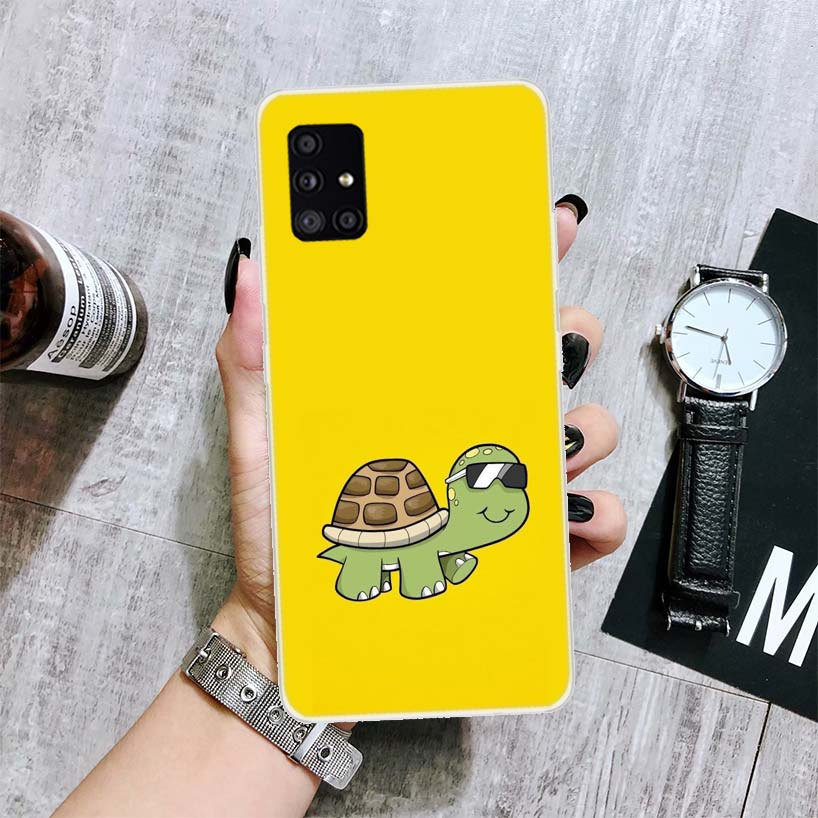 

Чохол для телефона Samsung Galaxy A12 A22 A32 A42 A52 A72 A51 A71 5G A41 A31 A21 A02S M12 M21 M31 M30S з морською черепахою з мультфільмом Samsung A71