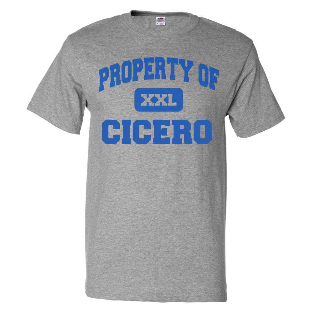 Camiseta Property of Cicero Camiseta DivertidaSe abre en una nueva ventana o pestaña S