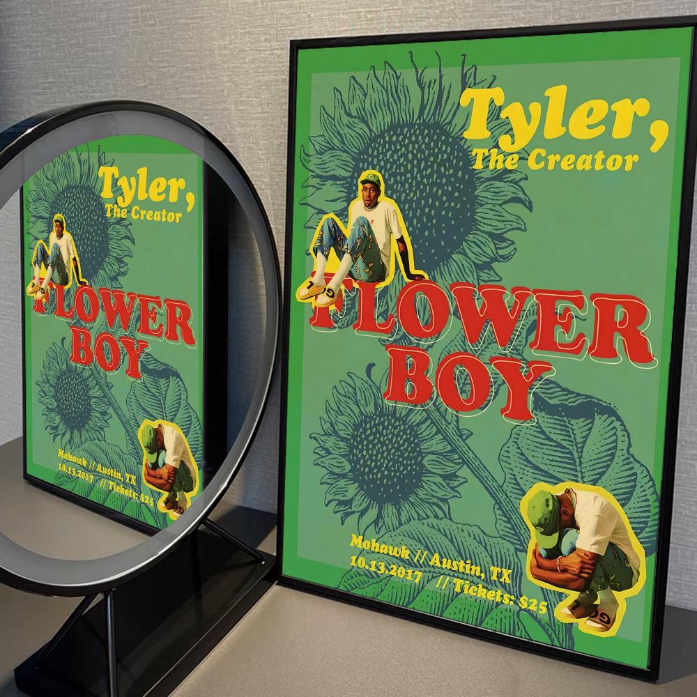 Flower Boy Tyler The Creator Poster Home Furnishing Highend Kraft paper Poster Wall Painting Study Home Living Room Decoration