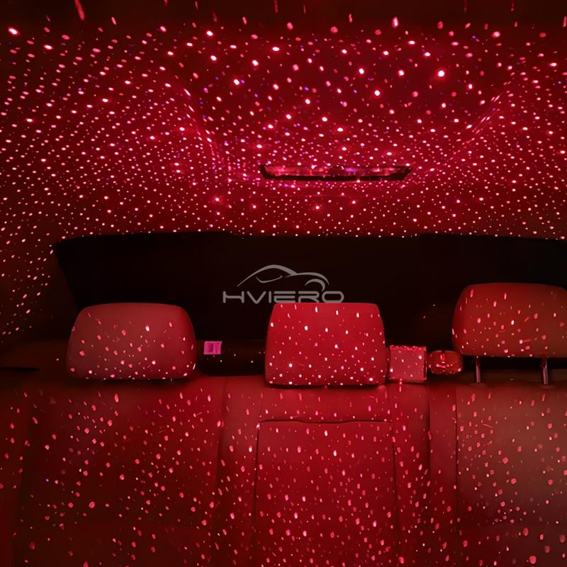 Car Roof Star Sky Light Interior Mini LED 5V Starry Atmosphere Projector Decoration USB Night Flashlight Home Decor Galaxy Lamp