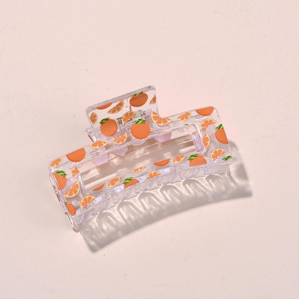 Plastic Shark Clip Cute Fruits Hair Clip Fashion Hairpins  Summer