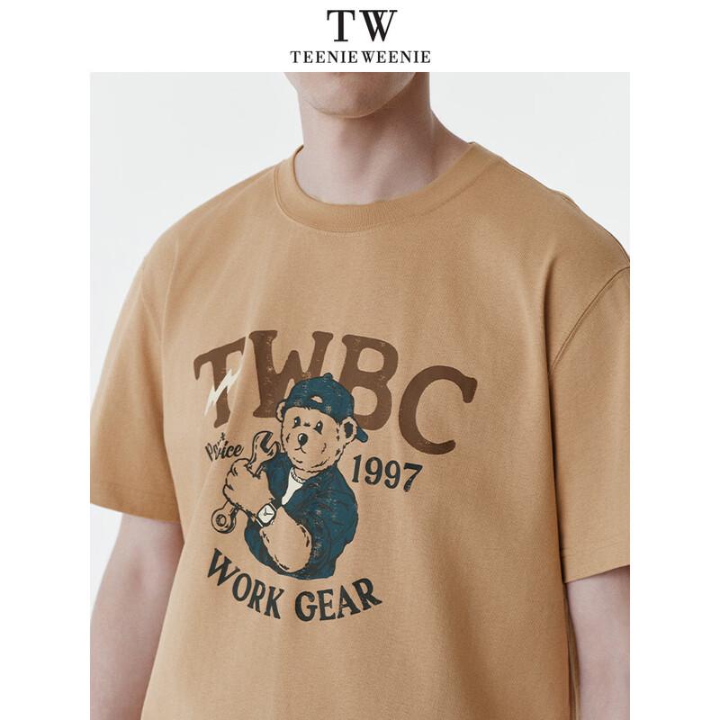 Teenie Weenie Men's Vintage Print Crew Neck T-Shirt