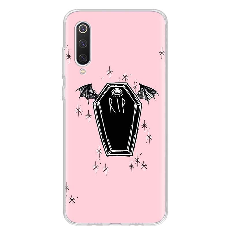 

Чехол для телефона с розовым котом, черепом, волшебницей, ведьмой, для Xiaomi Poco X3 GT X4 NFC M4 Pro M3 M2 F3 F2 F1 Mi Note 10 A3 A2 Lite A1 CC9E Mi Note 10 Lite