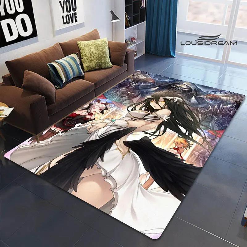 The Latest Anime Overlord Printed Carpet Picnic Carpet Fashion Home Decoration Beautiful Anti -slip Area Rug Birthday Gift
