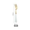 Transparent Acylic 304 Stainless Steel Cutlery Set High Value Hotel Table Spoon Knife Fork Teafork Teaspoon Wedding Decoration
