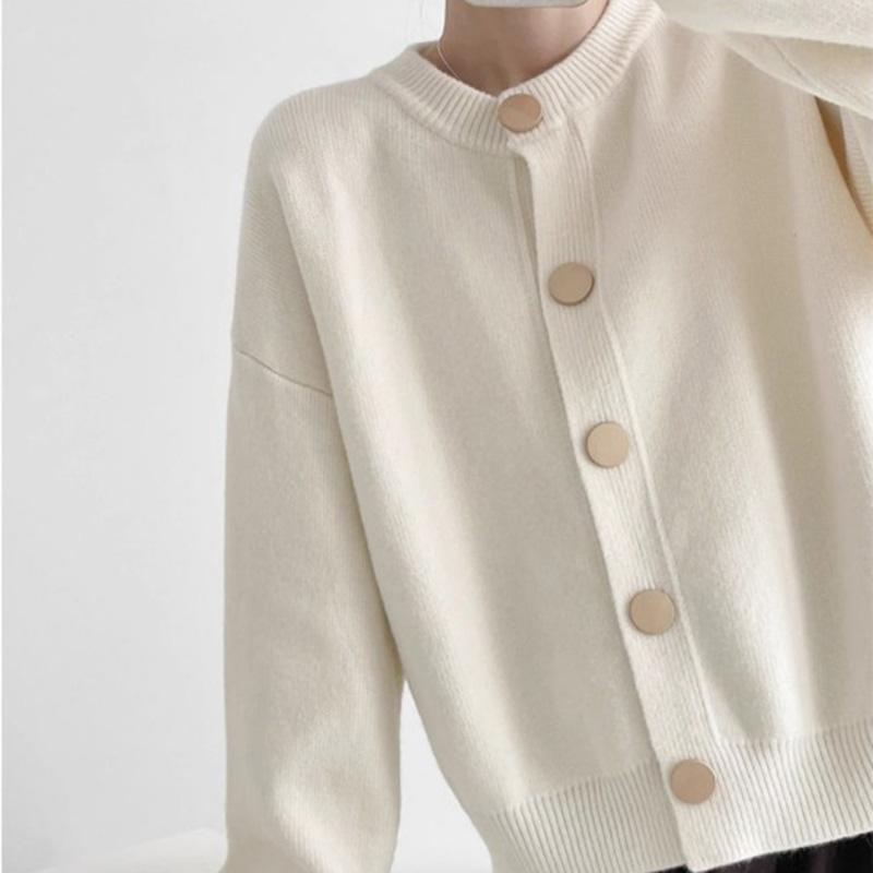 Maglioni Cappotto Cardigan da Donna Invernali Oversize Pile Ispessito Monocolore Larghi Manica Lunga Maglia Maglioni Cappotto