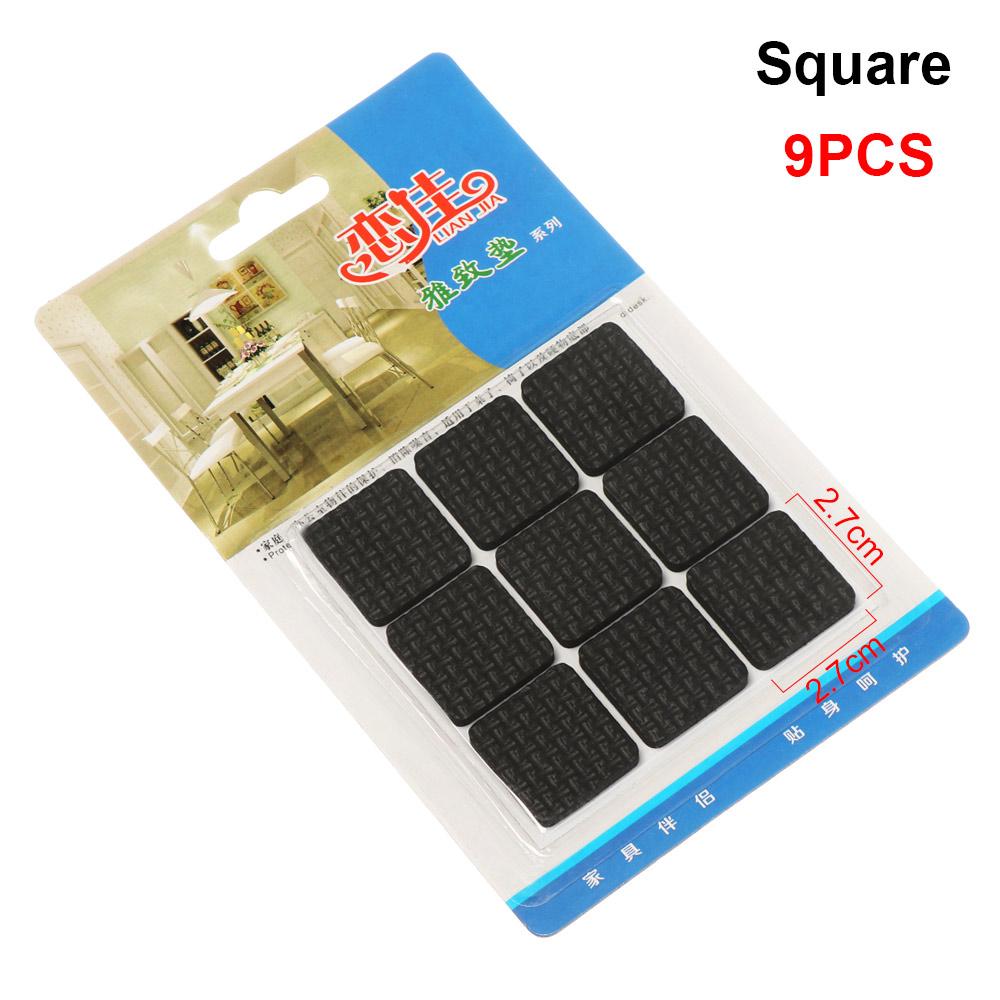 Geometric Shape EVA Furniture Leg Pads Thickening Anti Noisy Anti-slip Mat Self-adhesive Bumper Chair Fittings Floor Protector