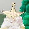 1 Set Mini Christmas Tree Toy DIY Faux Crystal Growing Tree Educational Crystallization Xmas Tree Toy Desktop Decoration Toddlers Boys Girls Gift