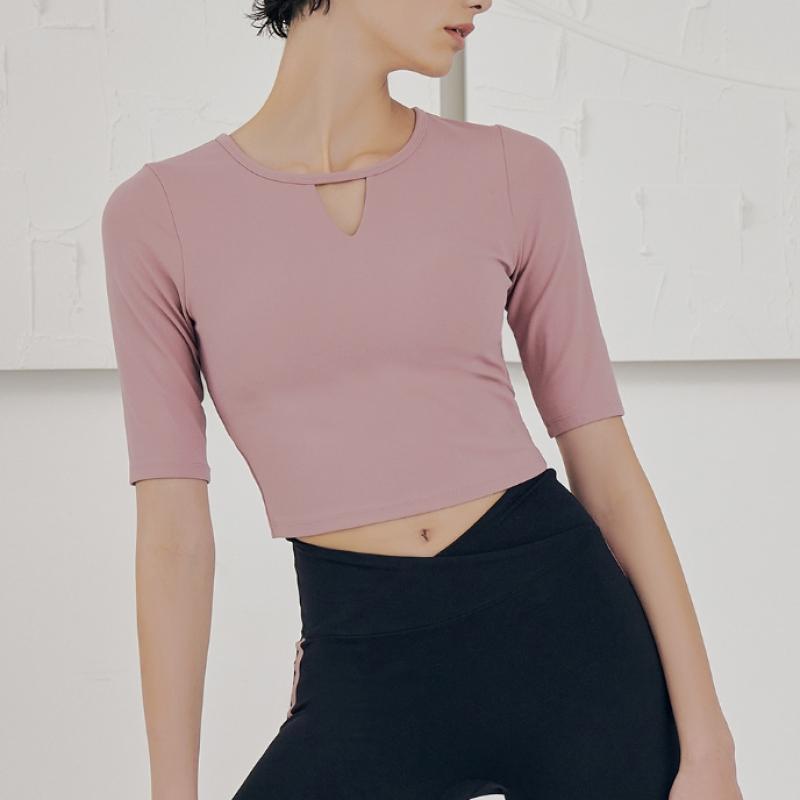HuiT SliT Crop Inbra T shirT shorT Sleeve hTwTs2k02T