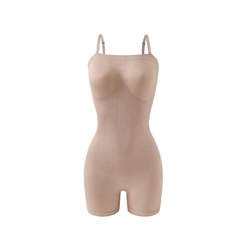 

Йога-комбинезон, спортивный комбинезон для женщин, бесшовный цельный боди, корректирующее белье для живота S