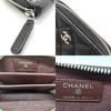 Used CHANEL MatrasseCoin Case Leather Women