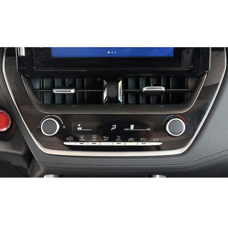 ABS GPS Navigation Lower Trim Cover Decoration Frame Stick Interior Accessories For Toyota Corolla Cross XG10   2024+