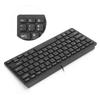 USB Wired Keyboard Portable 78 Keys Mini Desktop Laptop Keyboard for Home OfficeBlack