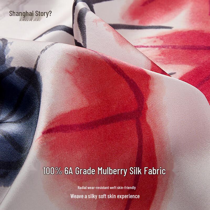 100% Mulberry Silk Long Scarf for Women
