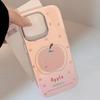 Laser IMD Suitable for IPhone15 Mobile Phone Case 16Pro Max Three dimensional Powder Apple 11 Anti Fall Girl
