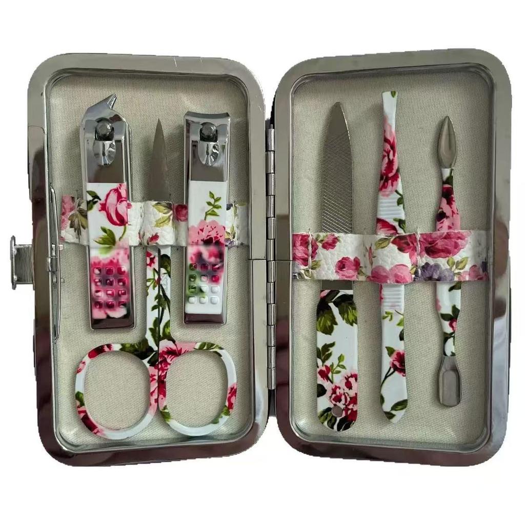 High-End Beauty Nail Clippers & Tools Set: Includes Nail Files, Cuticle Pushers, Straight & Angled Clippers for Precise Trimming.