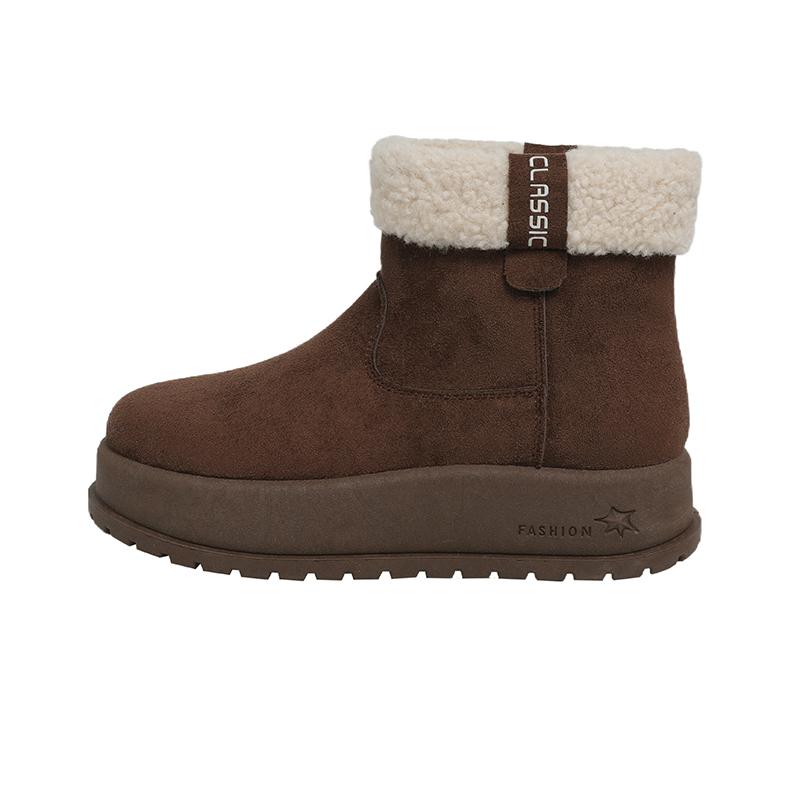 Winter Womens Snow Boots Fashion Designer Platform Cotton Boots Outdoor Non-slip Comfortable Warm Women's Shoes Botas Para Mujer