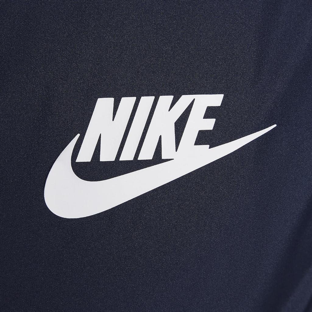 Nike Sportswear FW24 Windrunner Hooded Comfortable Casual Jacket Kids jackets Blue Green FZ5516-451