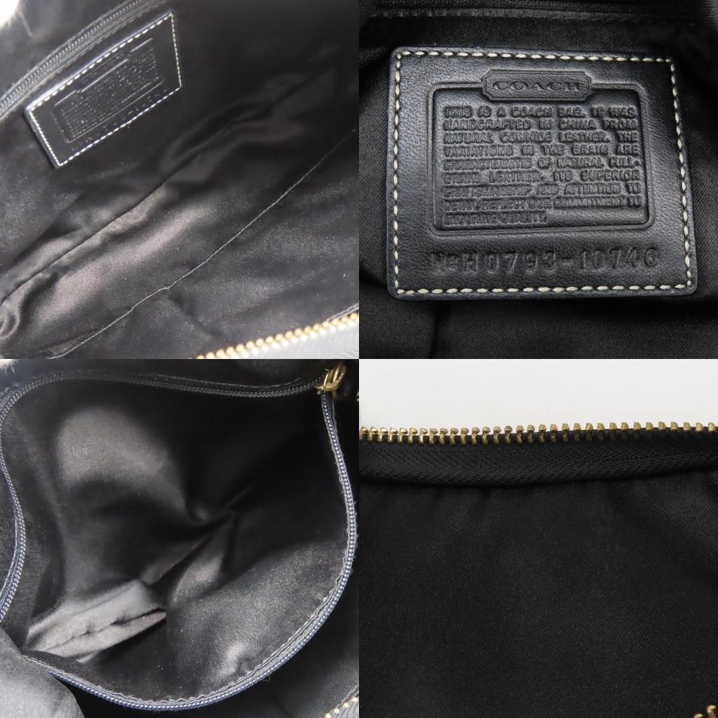 Used COACH Shoulder Bag 10746 leather black